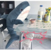 Large Size Shark Plush Toy Soft Cushion 110CM